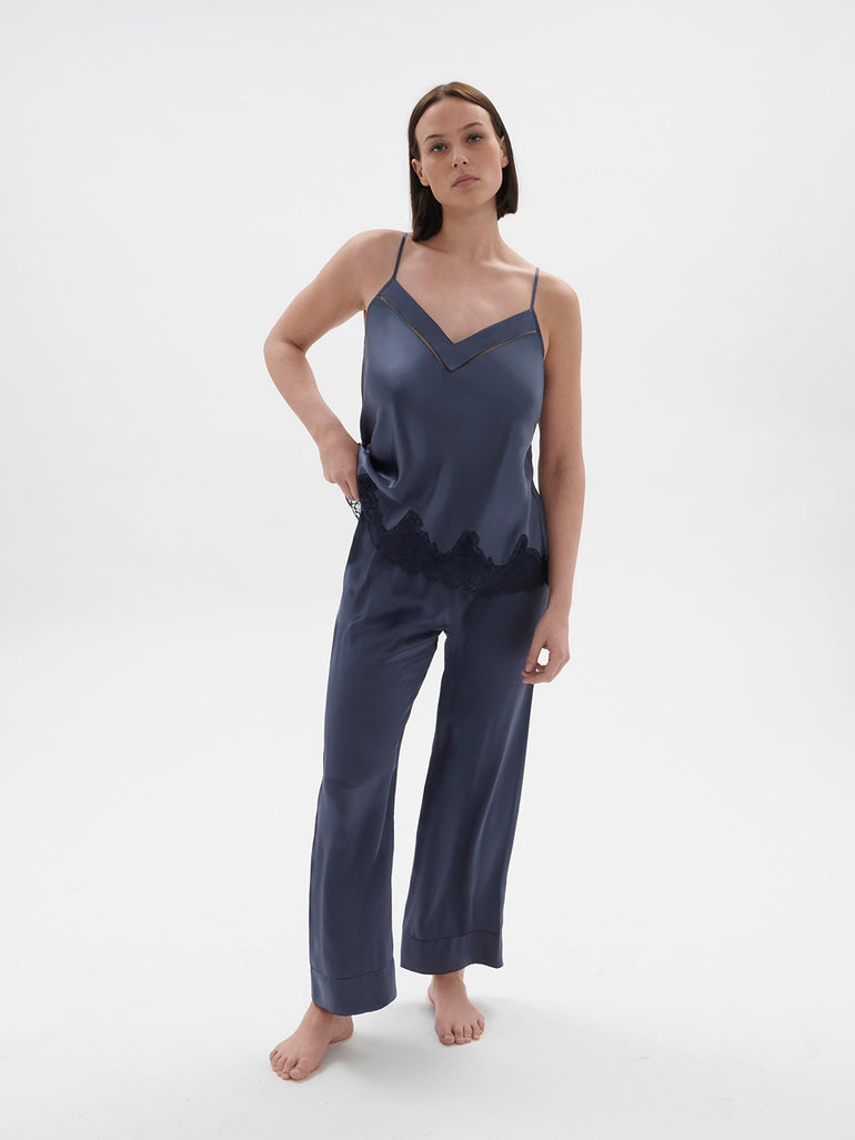 Dream Silk Pant Cinder Blue Simone Perele