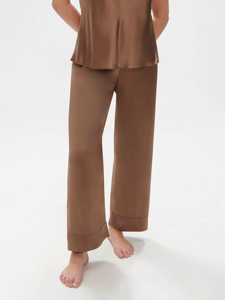 Dream Silk Pant Macchiato Simone Perele