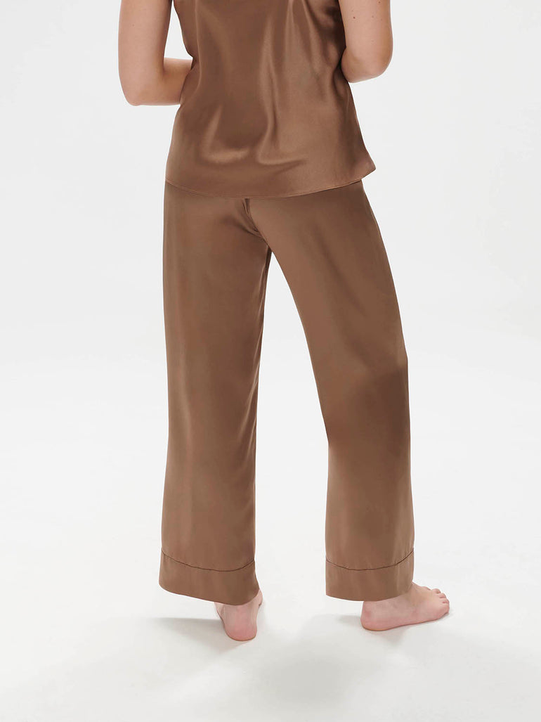 Dream Silk Pant Macchiato Simone Perele