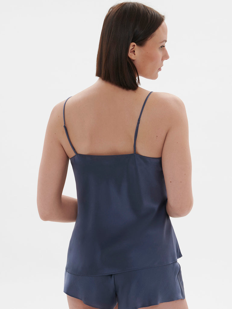 Dream Silk Top Cinder Blue Simone Perele