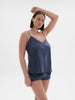 Dream Silk Top Cinder Blue Simone Perele