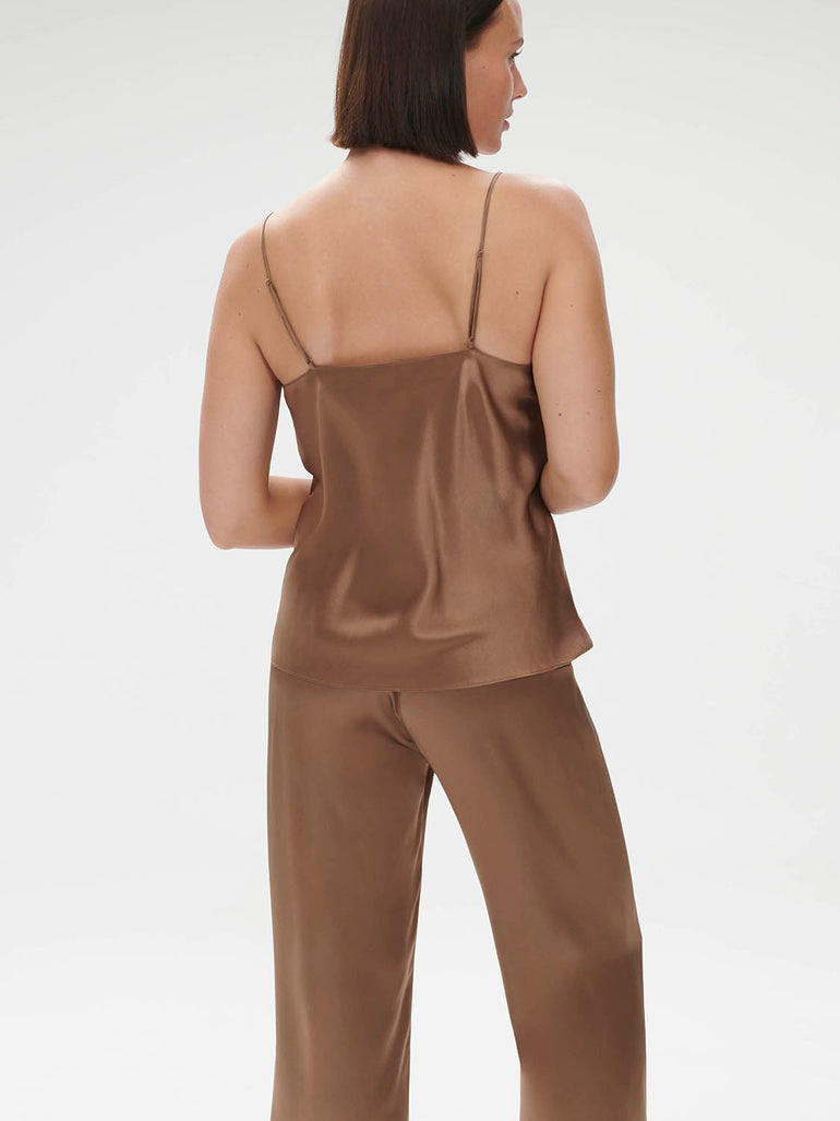 Dream Silk Top Macchiato Simone Perele