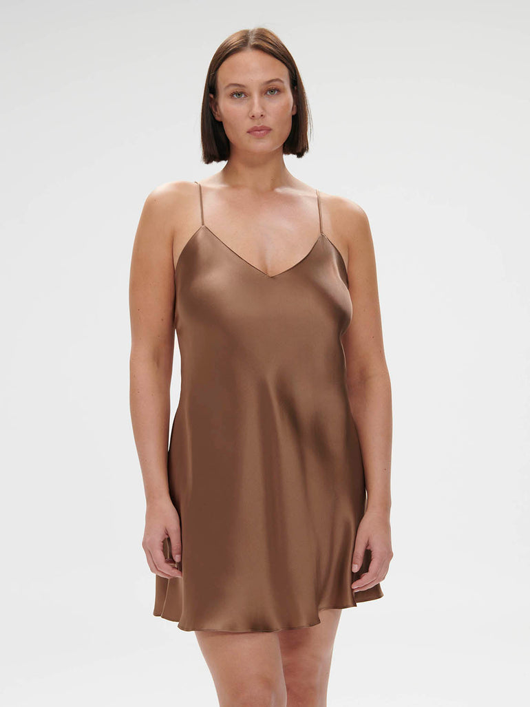 Dream Silk Dress Macchiato Simone Perele