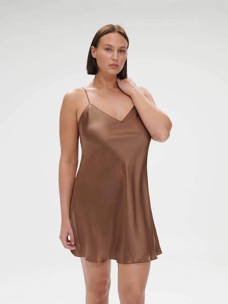 Dream Silk Dress Macchiato Simone Perele