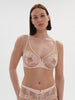 Saga Full Coverage Plunge Bra Blushing Pink Simone Perele