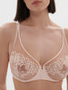 Saga Full Coverage Plunge Bra Blushing Pink Simone Perele