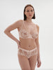 Saga Full Coverage Plunge Bra Blushing Pink Simone Perele