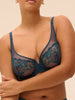 Simone Perele Saga Full Coverage Plunge Bra Prestige Blue