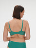 Saga Full Coverage Plunge Bra Garden Green Simone Perele