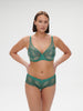 Saga Full Coverage Plunge Bra Garden Green Simone Perele