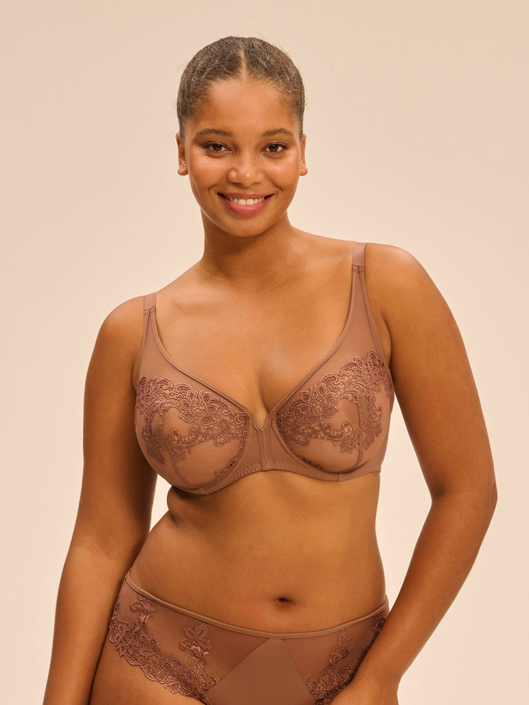 Simone Perele Saga Full Coverage Plunge Mocha