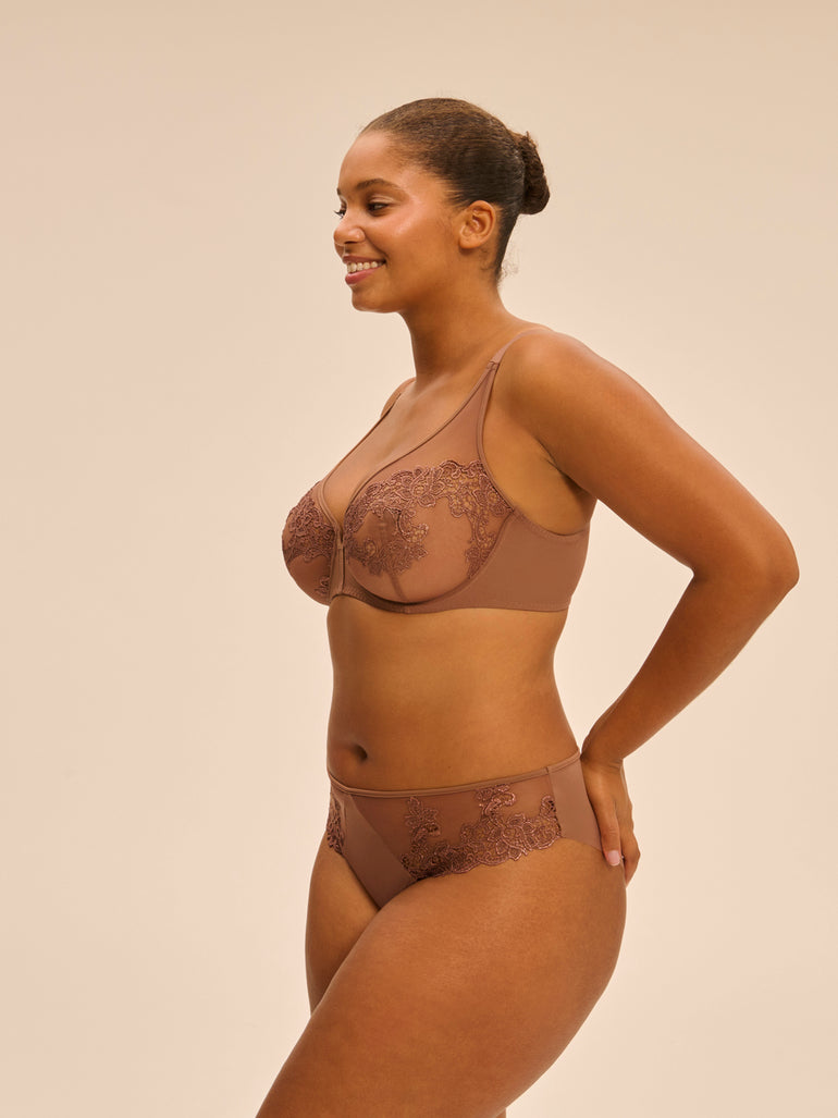 Simone Perele Saga Full Coverage Plunge Mocha