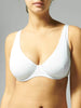 Eugenie Full Coverage Plunge Bra White Simone Perele