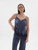 Nocturne Silk Top Cinder Blue Simone Perele