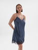 Nocturne Silk Dress Cinder Blue Simone Perele