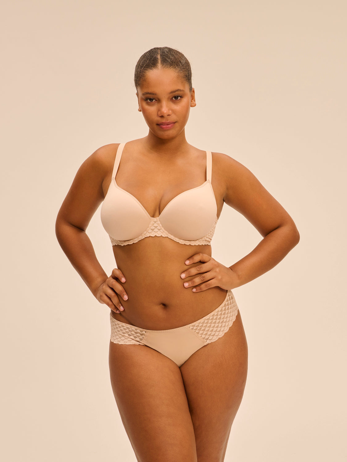 サルセーション Bra Subtile 3D Plunge - Peau Rose – Simone Pérèle