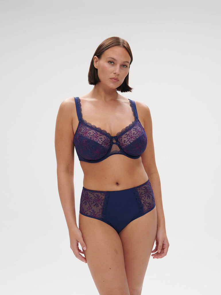 Singuliere Full Cup Bra 1A2320 Midnight (561) - Lace & Day