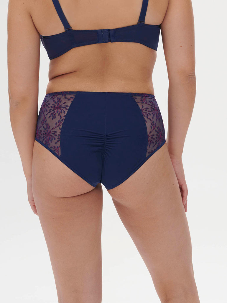 Singuliere Retro Brief Panty Midnight Blue Simone Perele