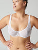 Opaline Scoop Demi Bra White Simone Perele