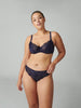 Aimee Underwire Plunge Bra Midnight Simone Perele