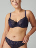 Aimee Underwire Plunge Bra Midnight Simone Perele