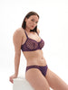 Hortense Sheer Demi Bra Euphoria Purple Simone Perele