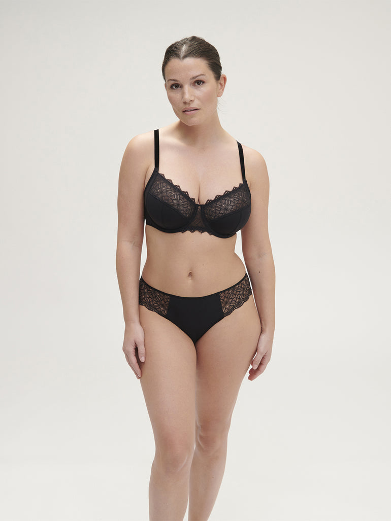 Escale Full Cup Bra Black Simone Perele