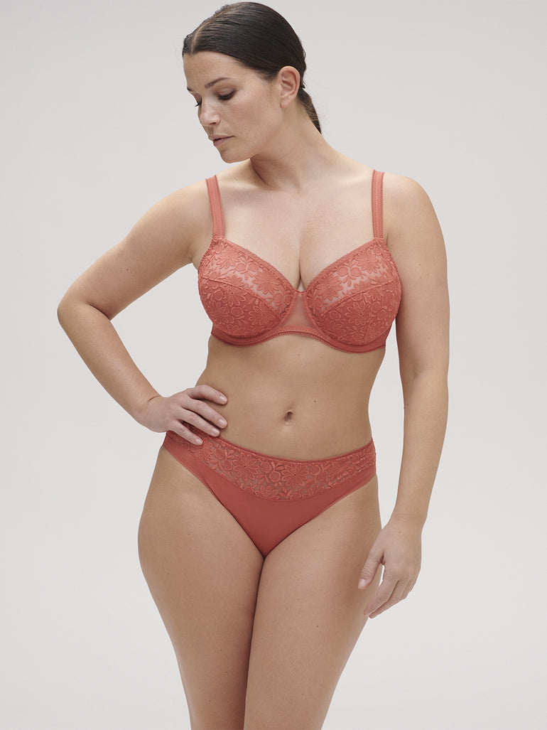 Amazone Full Cup Bra Texas Pink Simone Perele