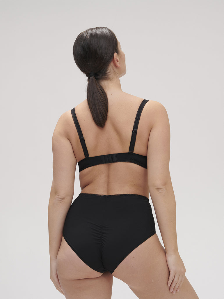 $118 Simone Perele Women's Black Solid Velia Strapless Bra Size EU 34F/ US  34DDD 