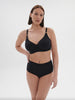 Artifice Underwire Plunge Bra Black Simone Perele