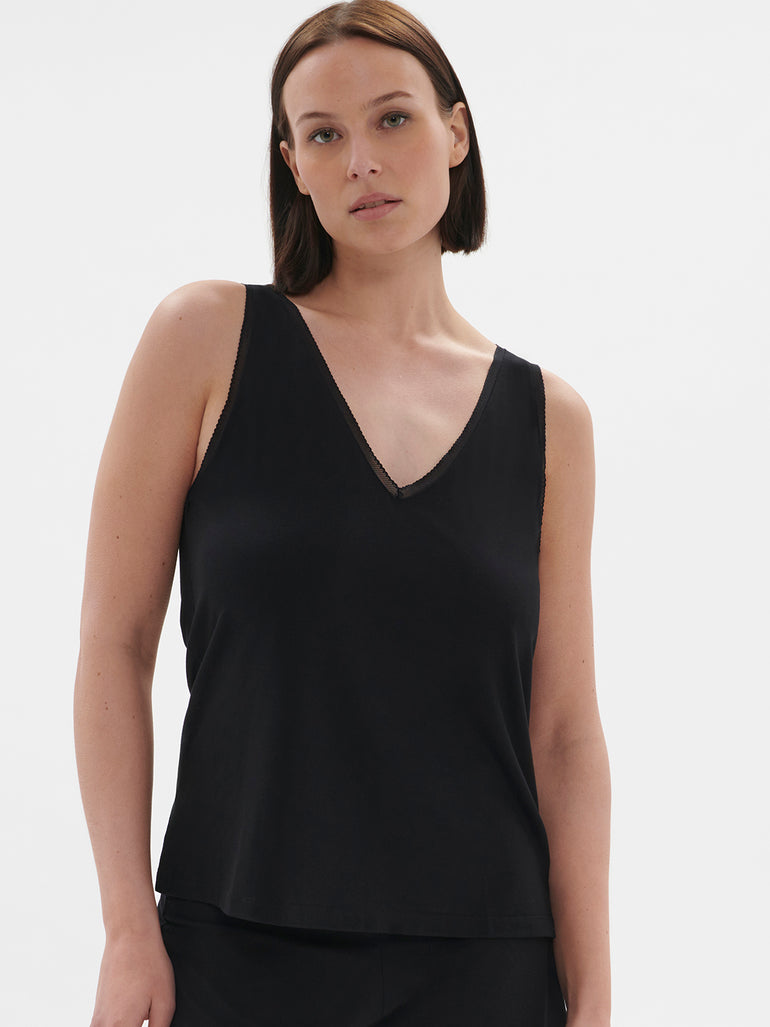 Simone Perele Aurore Sleeveless Tank Black