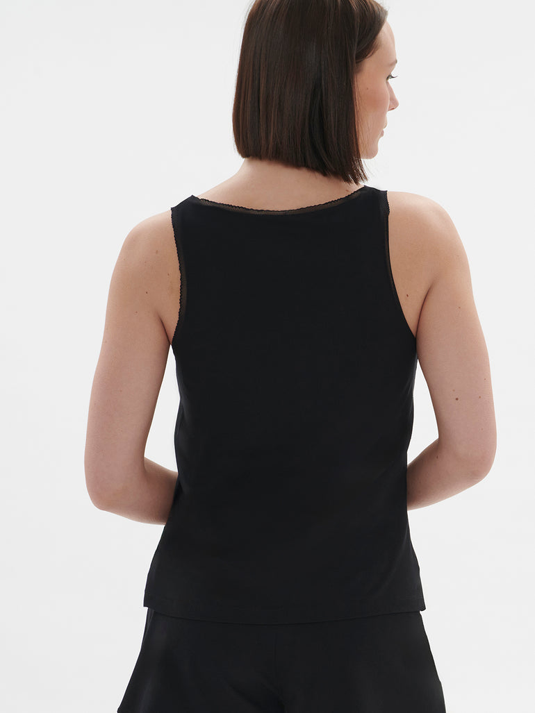 Simone Perele Aurore Sleeveless Tank Black