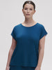 Aurore Short Sleeve Top Poseidon Blue Simone Perele