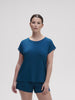 Aurore Short Sleeve Top Poseidon Blue Simone Perele