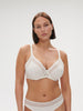 Destinée Underwire Plunge Bra Ivory Simone Perele