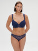 Canopée 3D Plunge Bra Midnight Blue Simone Perele