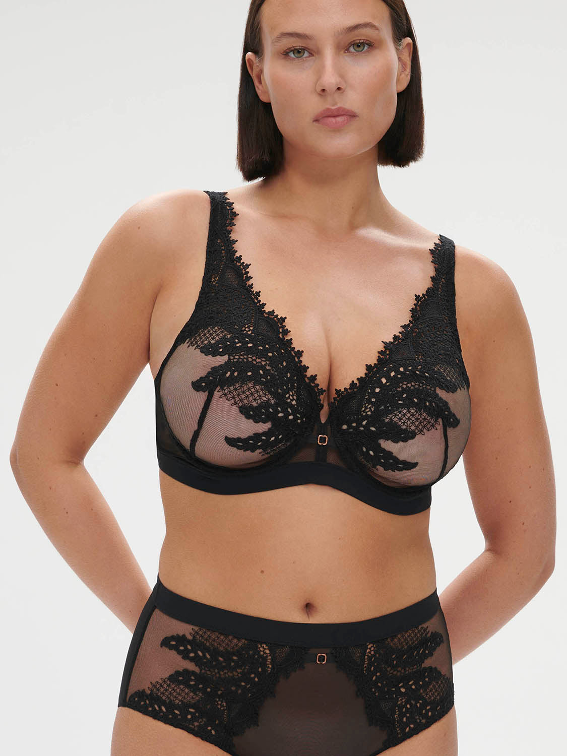 Mystic Underwire Plunge -Black – Simone Pérèle