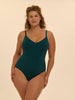 Paloma Wireless Padded One-Piece - Emerald