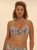 Boheme Padded Underwire Bandeau - Tropic White Print