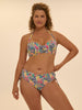 Boheme Padded Underwire Bandeau - Tropic White Print