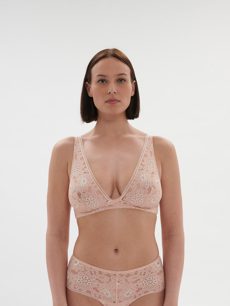 Festive Bralette Ballet Pink Simone Perele