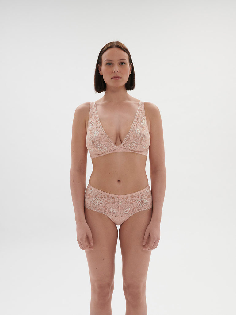 Festive Bralette Ballet Pink Simone Perele