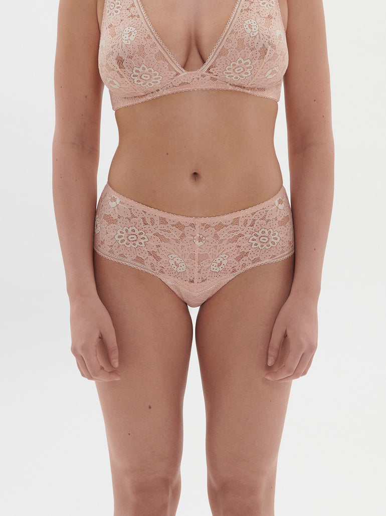 Festive Boyshort Panty Ballet Pink Simone Perele