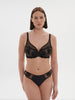 Intrigue Full Coverage Plunge Bra Black Simone Perele