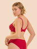 Intrigue Full Coverage Plunge - Opera Red