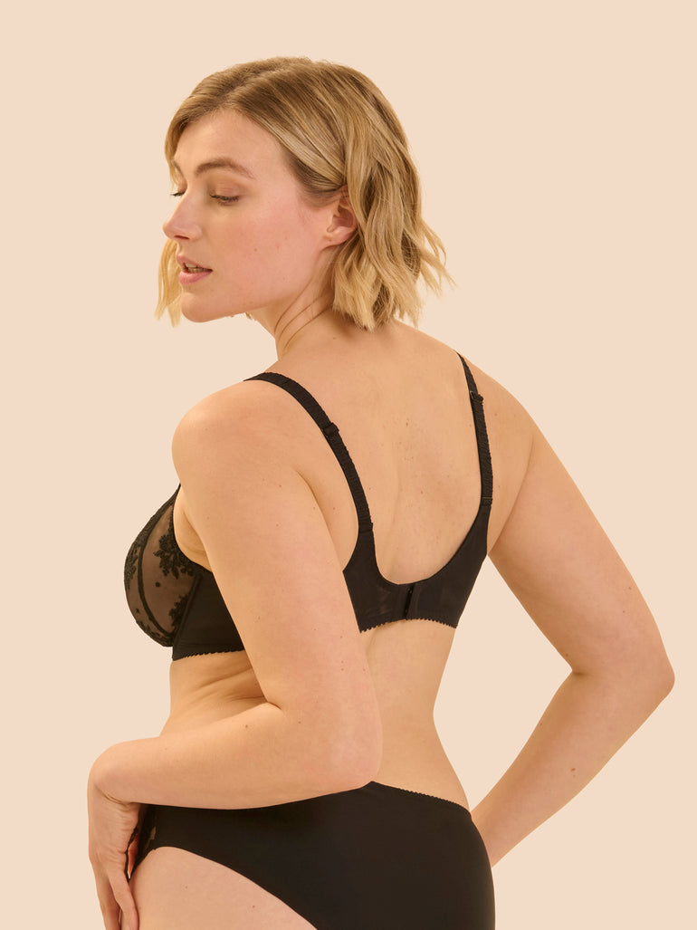 Intrigue Full Cup Bra Black Simone Perele
