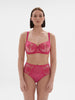 Intrigue Sheer Demi Bra Disco Pink Simone Perele