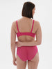 Intrigue Sheer Demi Bra Disco Pink Simone Perele