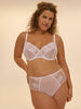 Intrigue Retro Brief Panty White Simone Perele