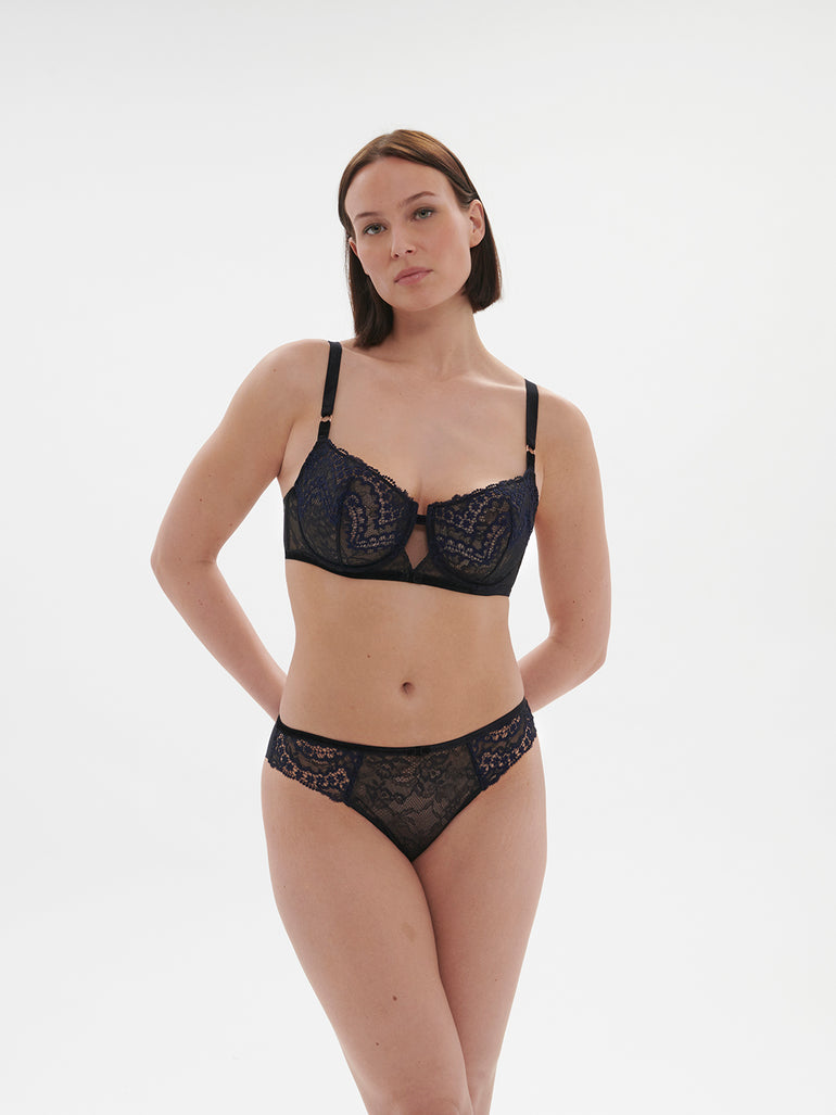 Scenario Sheer Demi Black Simone Perele